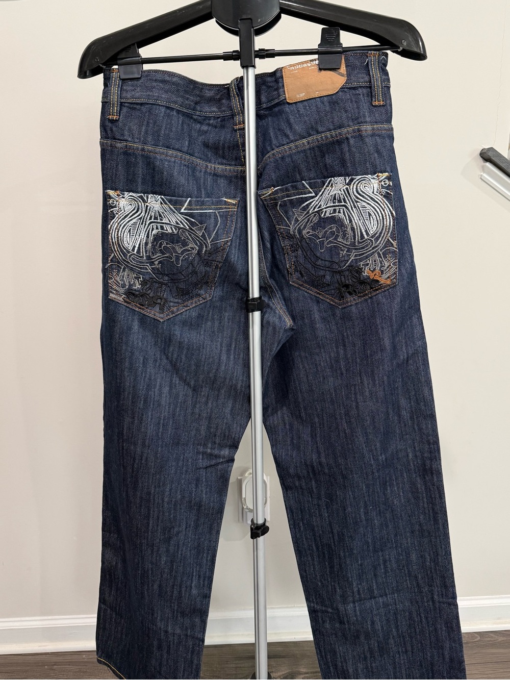 Rocawear Men’s  Dark Blue Straight Leg Y2K Vintage Jeans size 32